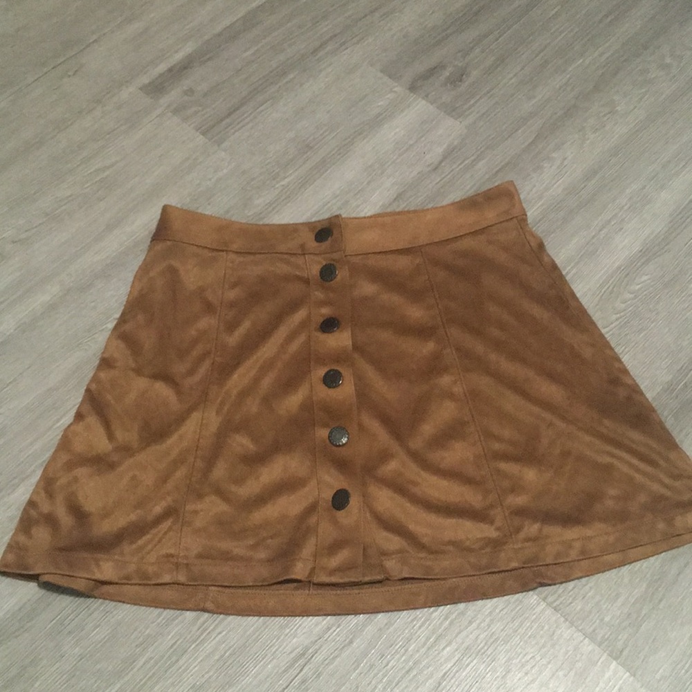American Eagle suede mini skirt